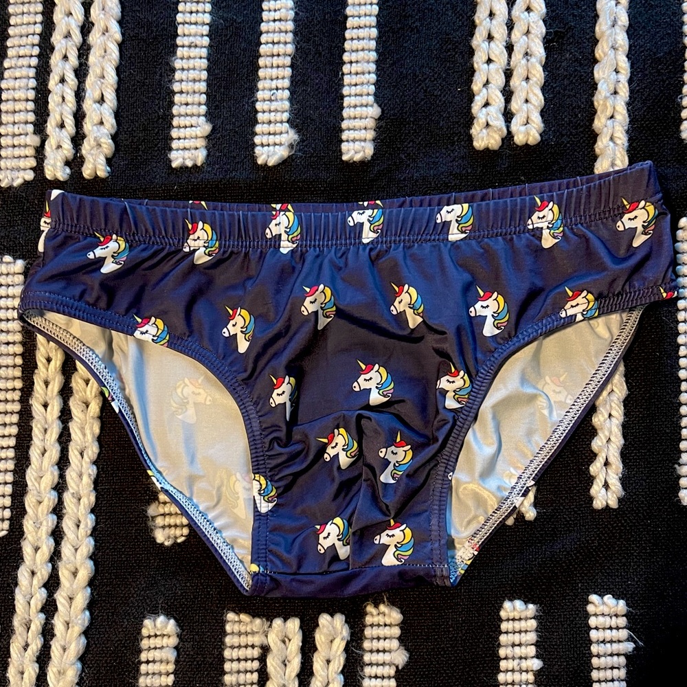 JJ Malibu Mens Speedo Unicorn Briefs S